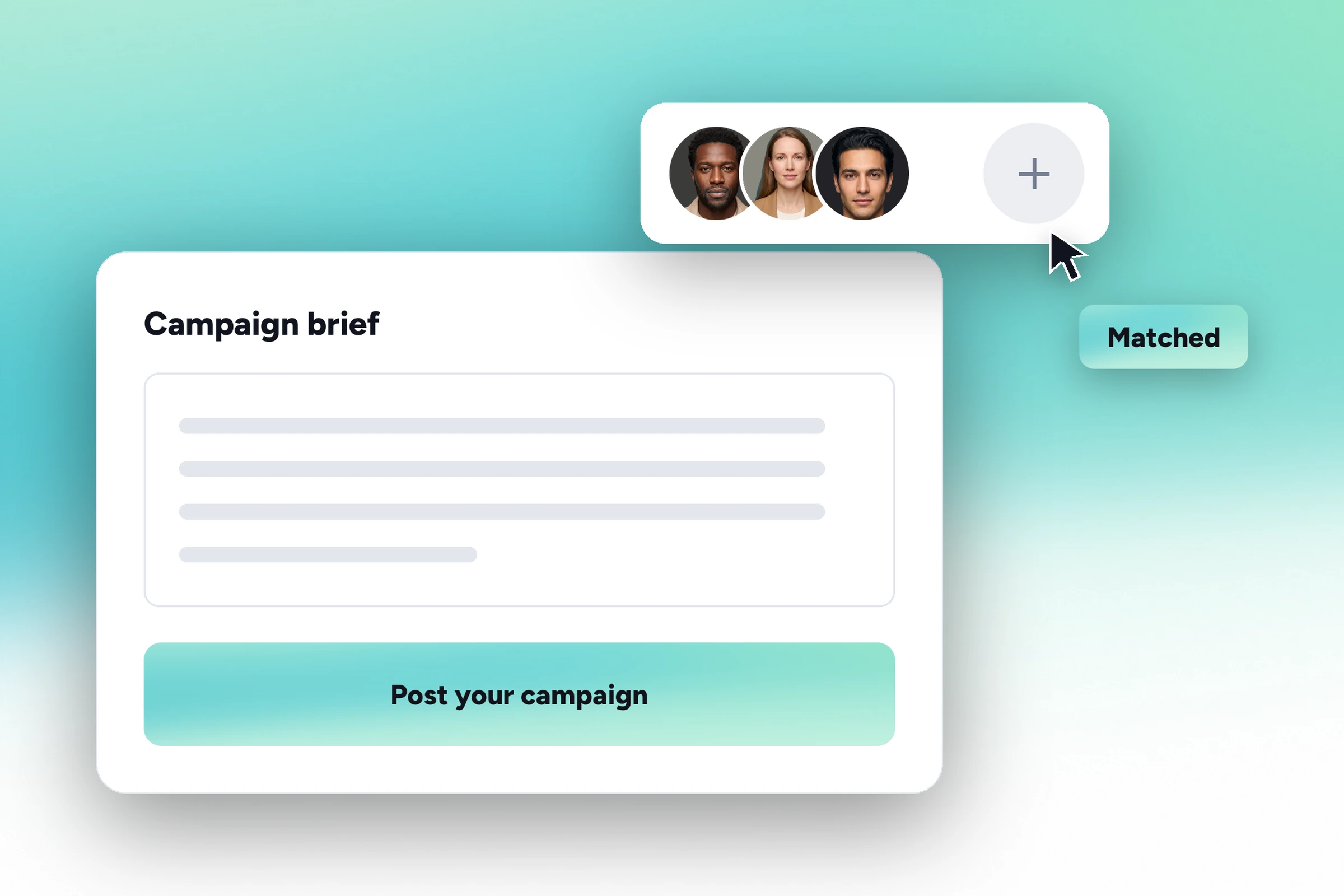 A campaign brief being built and approved for you.